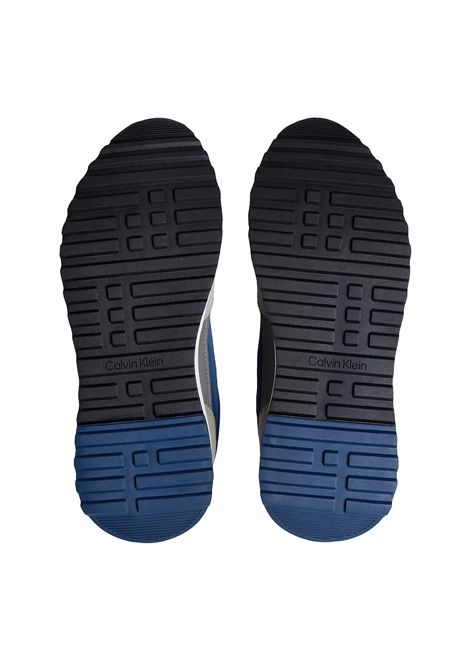 Scarpe Calvin Klein Low Top LaceUp Repreve Mix Blu Oliva Uomo CALVIN KLEIN | Sneakers | HM0HM01714-0IE